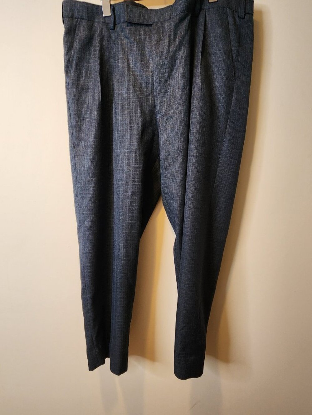 Mens Dark Grey Dress Trousers